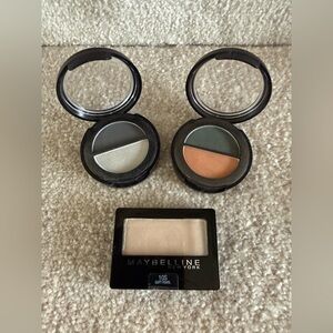 Maybelline Eyeshadow & (2) Duo Eyeshadows by Jerome Alexander